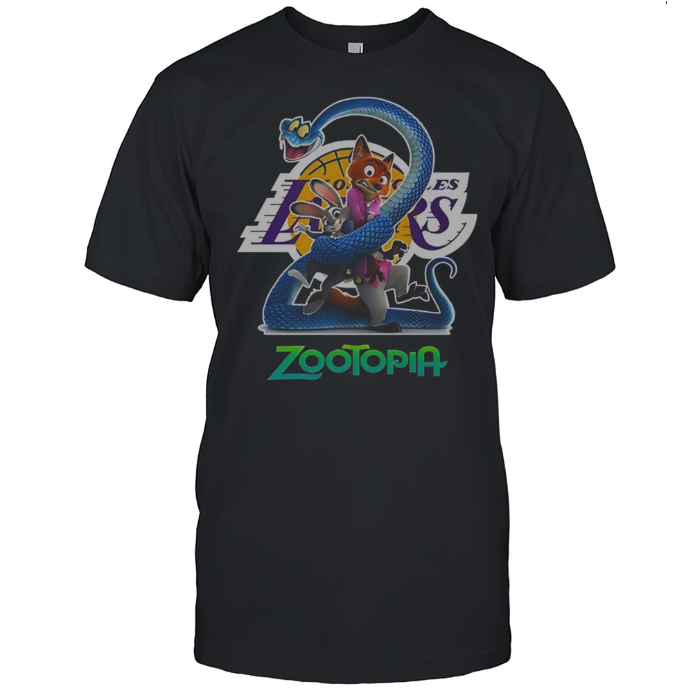 Los Angeles Lakers Zootopia 2 T-Shirt