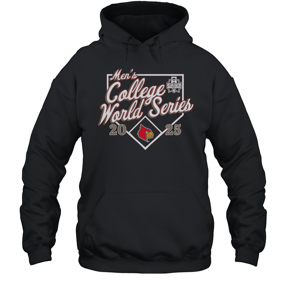 Louisville Cardinals 2025 NCAA Baseball World Series Bullpen Ace Shirt Unisex Hoodie