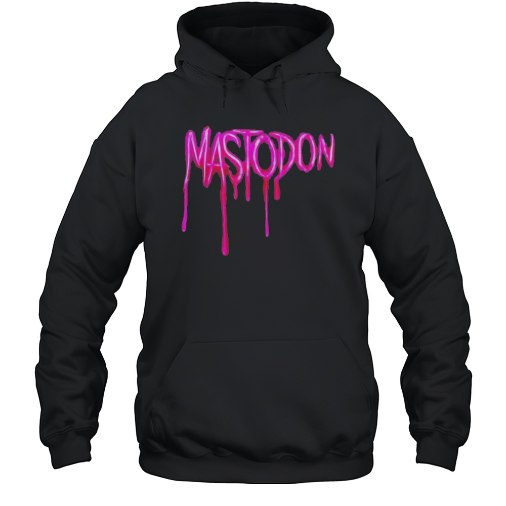 Mastodon Drip Logo T-Shirt Unisex Hoodie