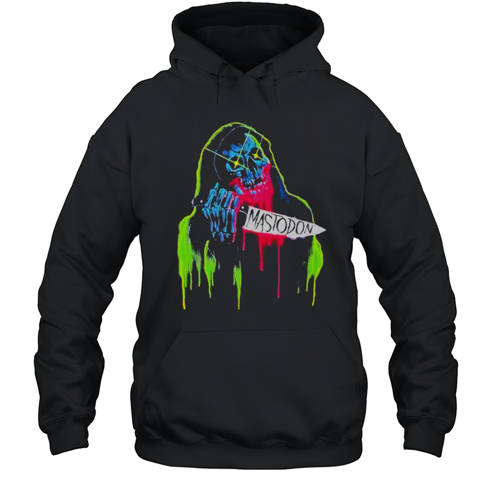 Mastodon Knife Skull Reaper T-Shirt Unisex Hoodie