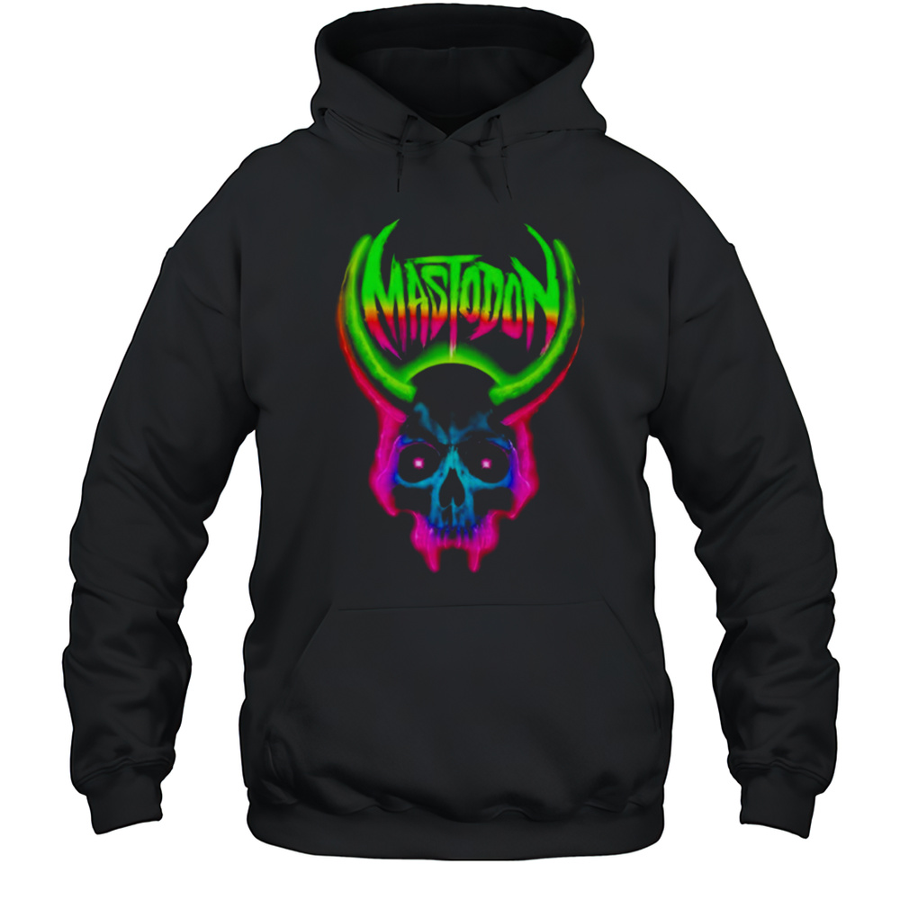 Mastodon Neon Skull X Chad James Keith Shirt Unisex Hoodie