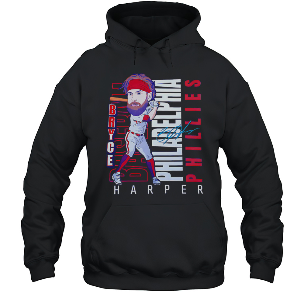 Mlb Philadelphia Phillies Bryce Harper 3 Remix Avatar Big Boys Shirt Unisex Hoodie
