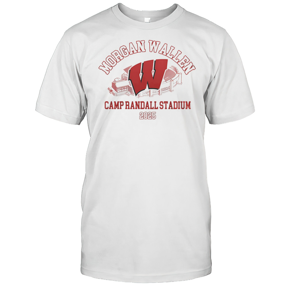 Morgan Wallen X Wisconsin Badgers Camp Randall Stadium 2025 Shirt