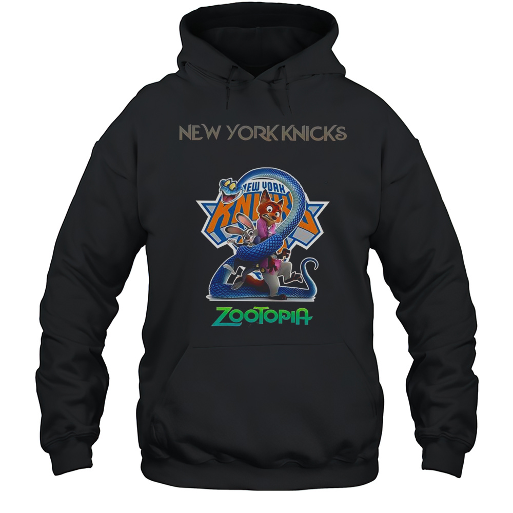 New York Knicks Zootopia 2 T-Shirt Unisex Hoodie