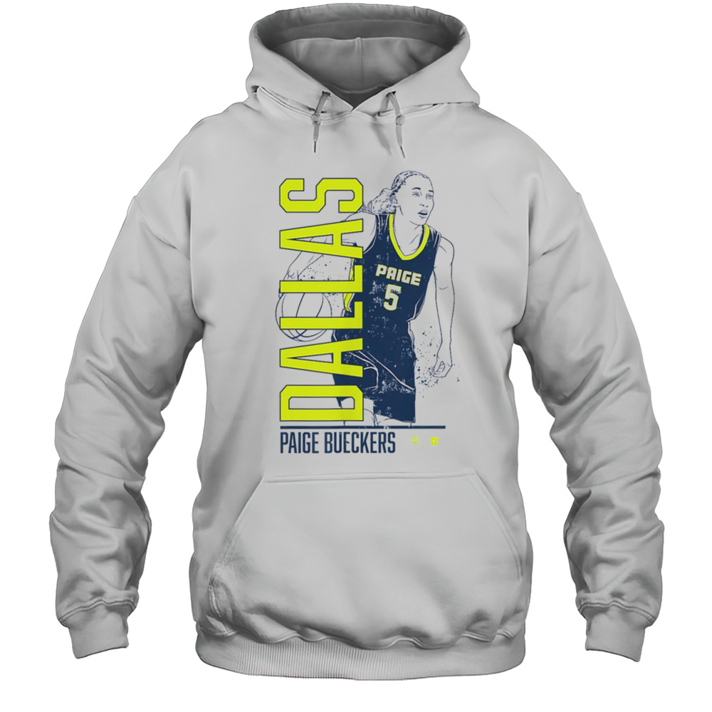 Paige Bueckers Vertical Layer Dallas Basketball T Shirt Unisex Hoodie