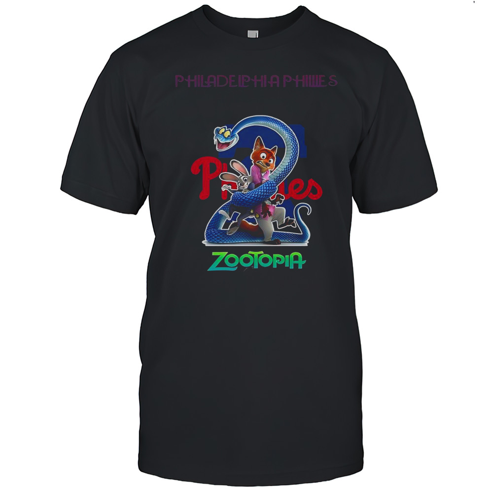 Philadelphia Phillies Zootopia 2 T-Shirt