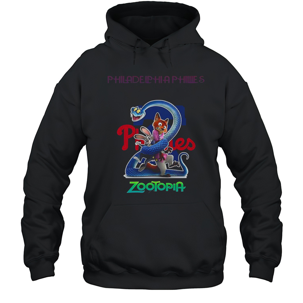 Philadelphia Phillies Zootopia 2 T-Shirt Unisex Hoodie