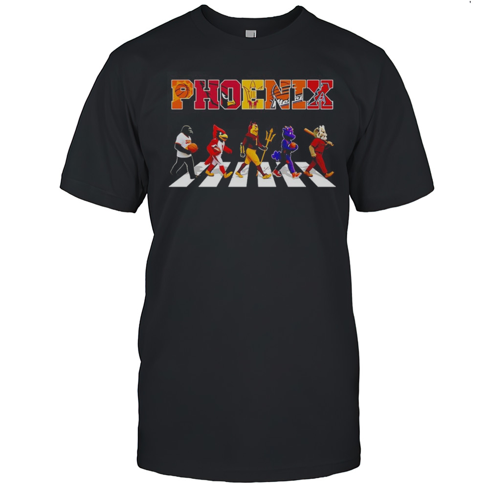 Phoenix Sports Mascot Abbey Road Cross Road Shirt