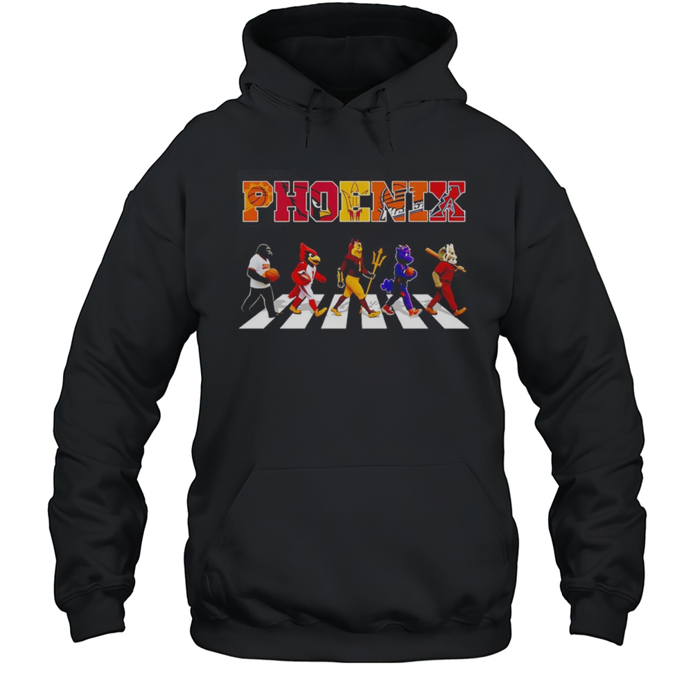 Phoenix Sports Mascot Abbey Road Cross Road Shirt Unisex Hoodie