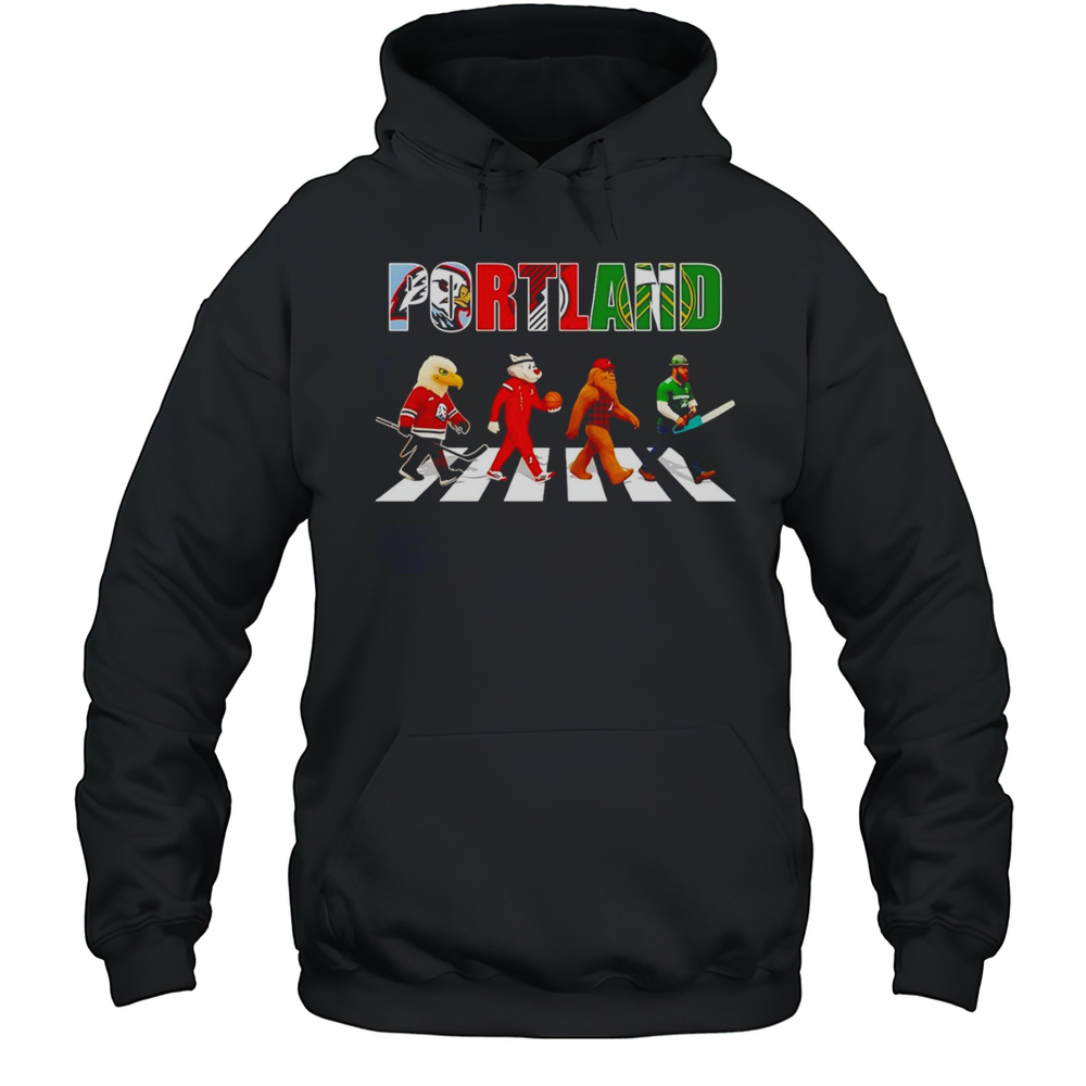 Portland Sports Mascot Abbey Road Cross Road Shirt Unisex Hoodie