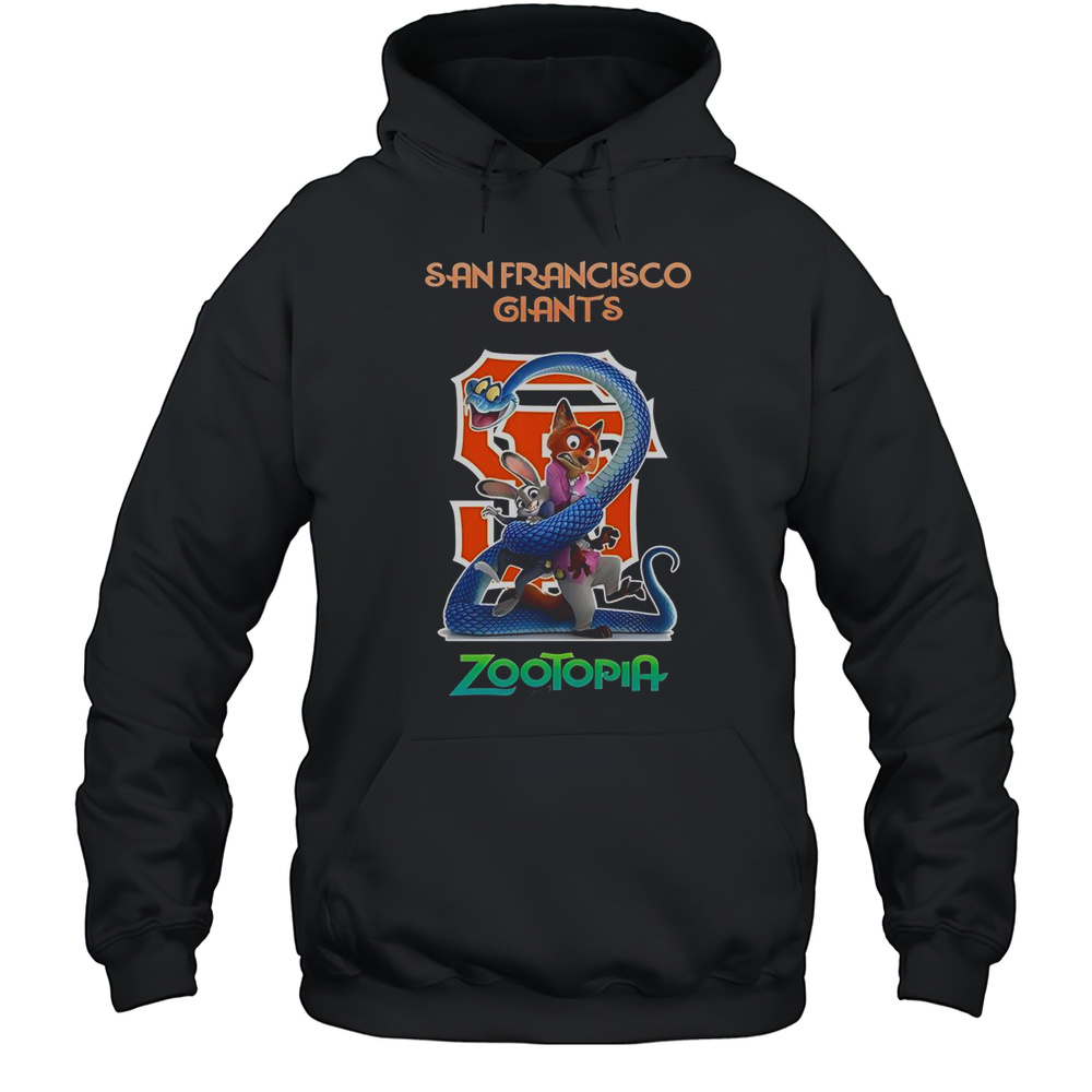San Francisco Giants Zootopia 2 T-Shirt Unisex Hoodie