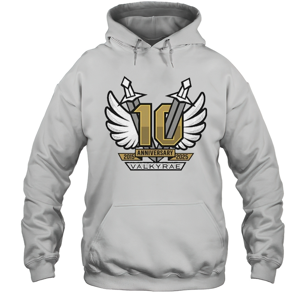 Valkyrae 10 Year Anniversary T-Shirt Unisex Hoodie