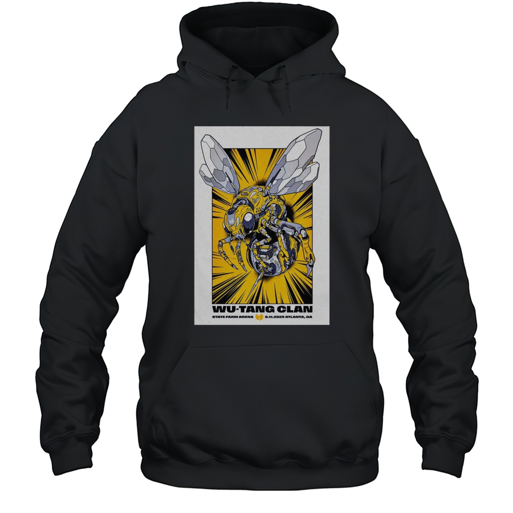 Wu Tang Clan Jun 11 2025 Atlanta GA Poster T-Shirt Unisex Hoodie