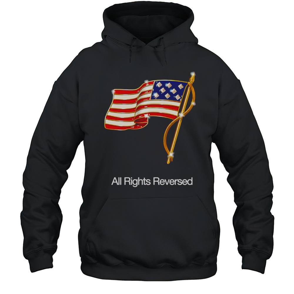 All Rights Reversed American Flag Shirt Unisex Hoodie