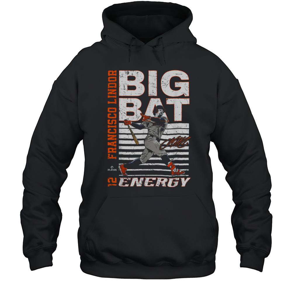 Big Bat Energy Francisco Lindor New York Baseball MLBPA T Shirt Unisex Hoodie