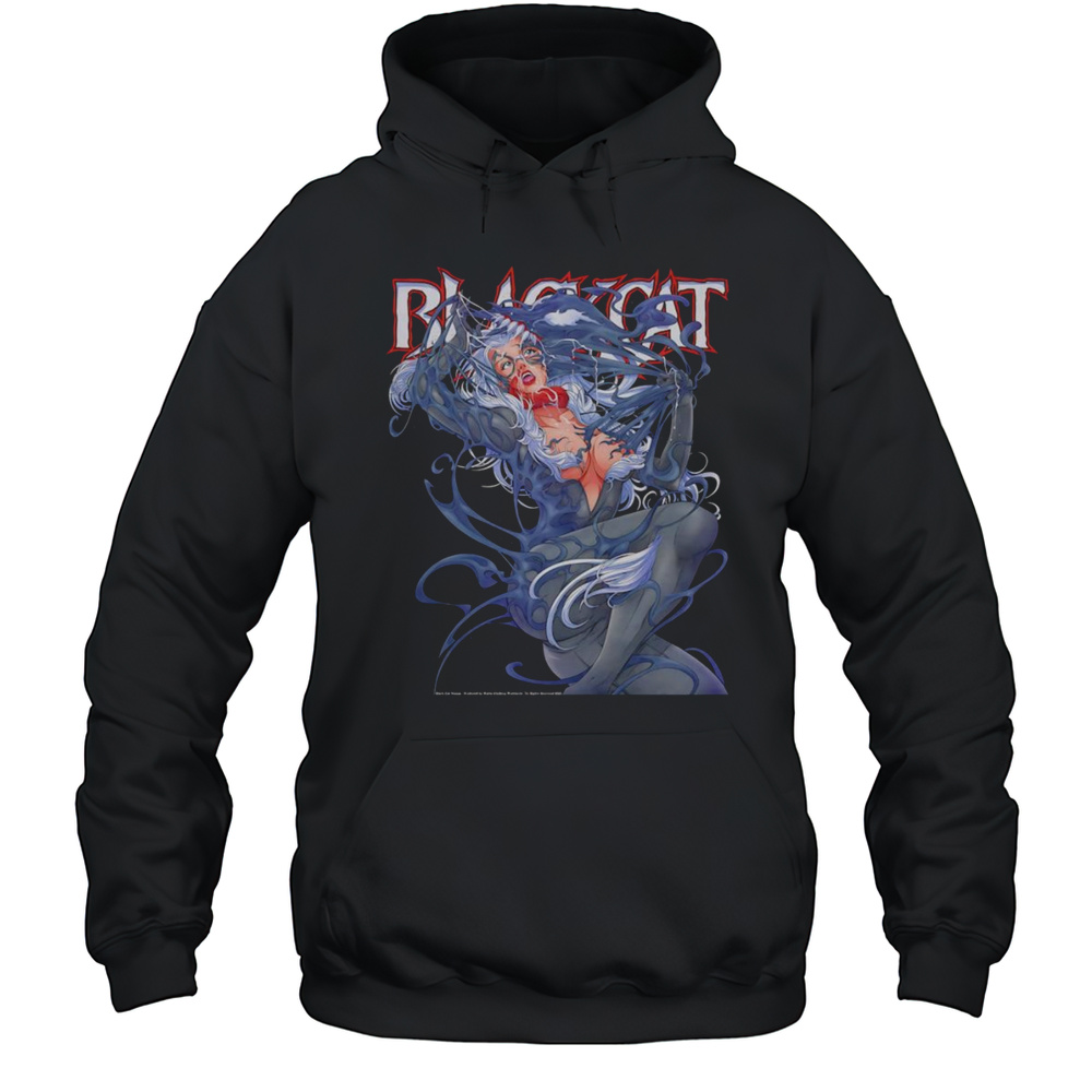 Black Cat Venom Shirt Unisex Hoodie