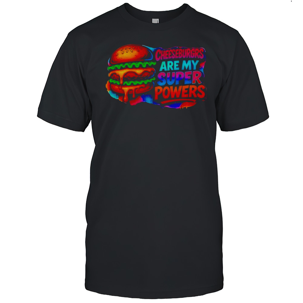 Cheeseburgrs Are My Super Powers Pride Shirt