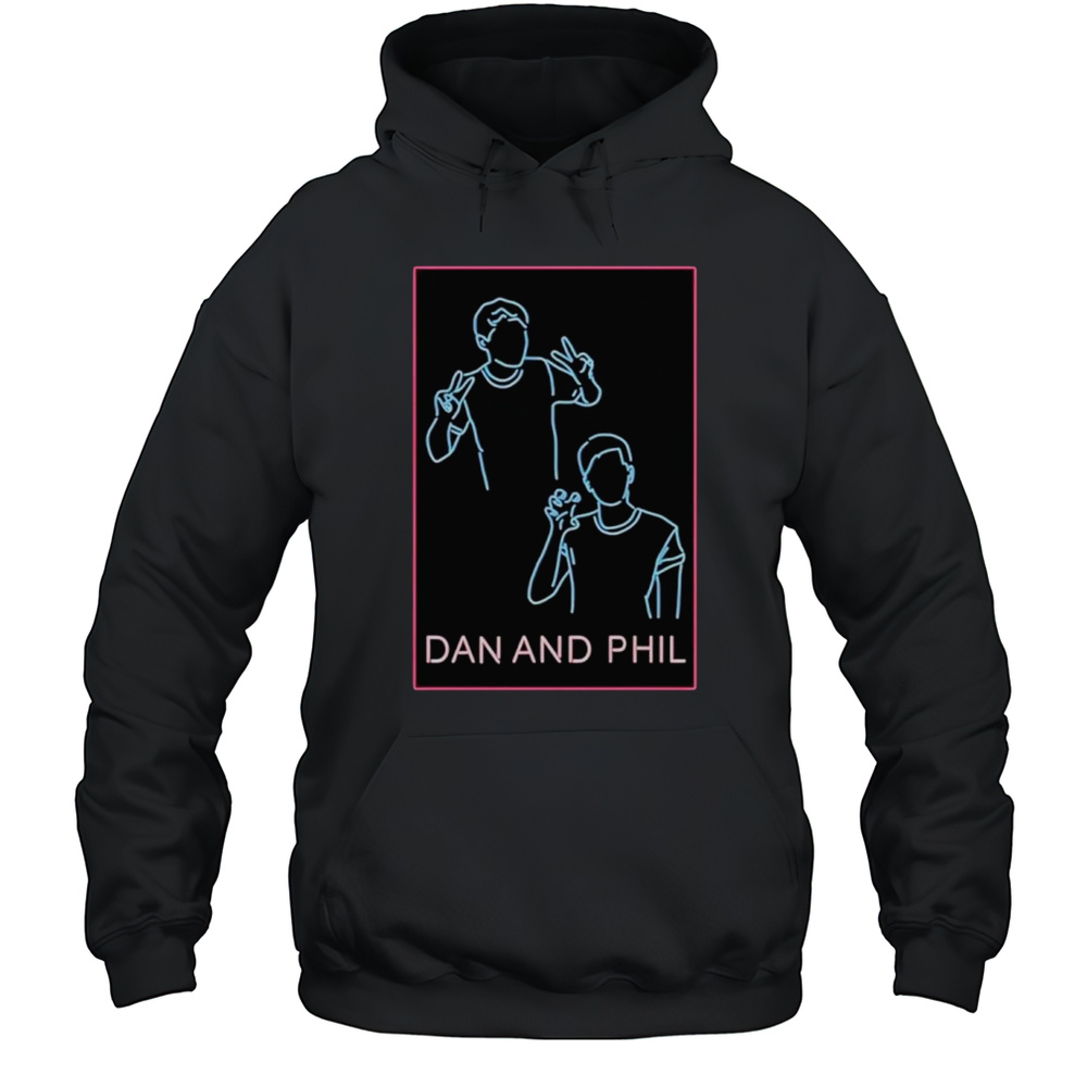 Dan And Phil Neon Shirt Unisex Hoodie