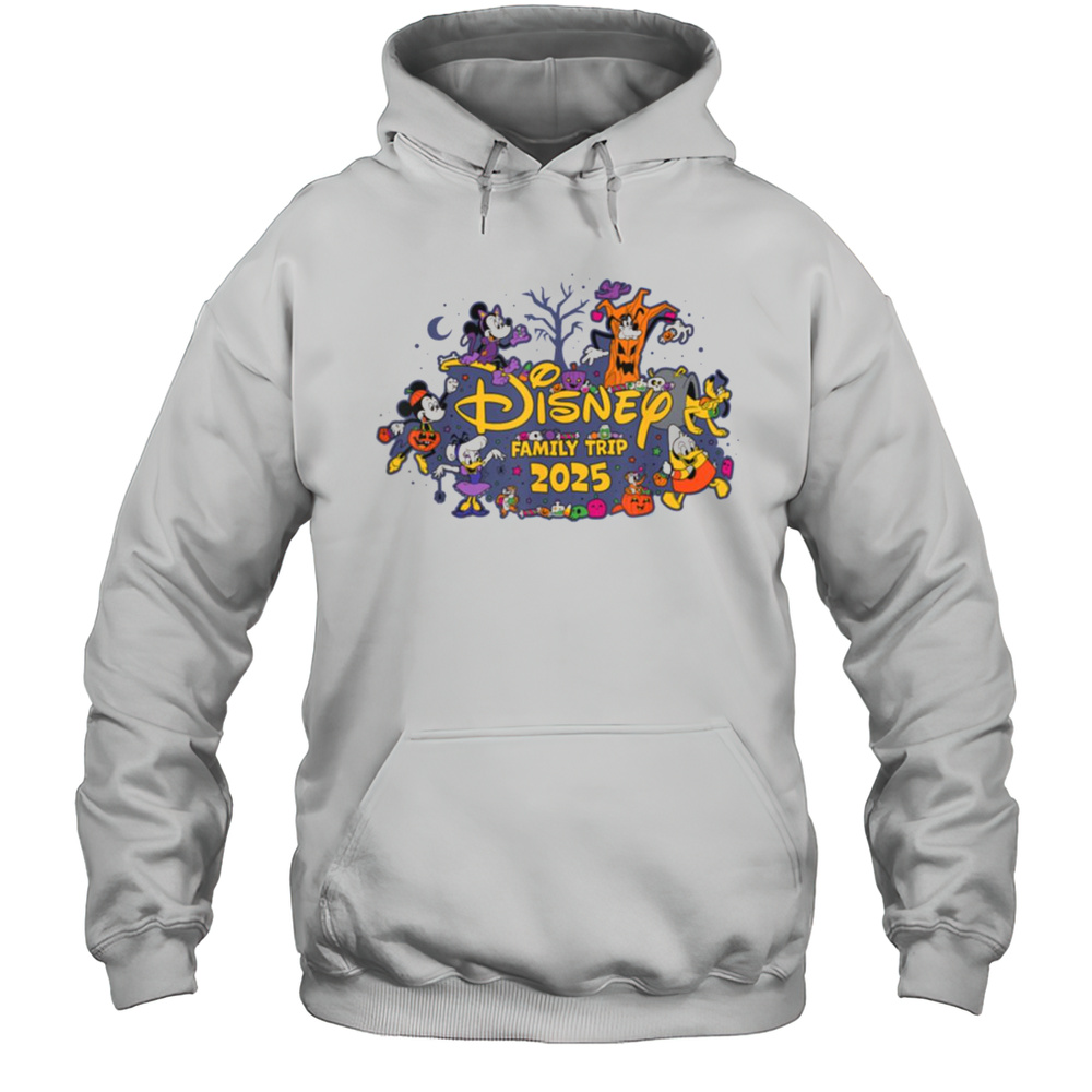 Disney Halloween Family Trip 2025 Mickey  Pals Matching T Shirt Unisex Hoodie
