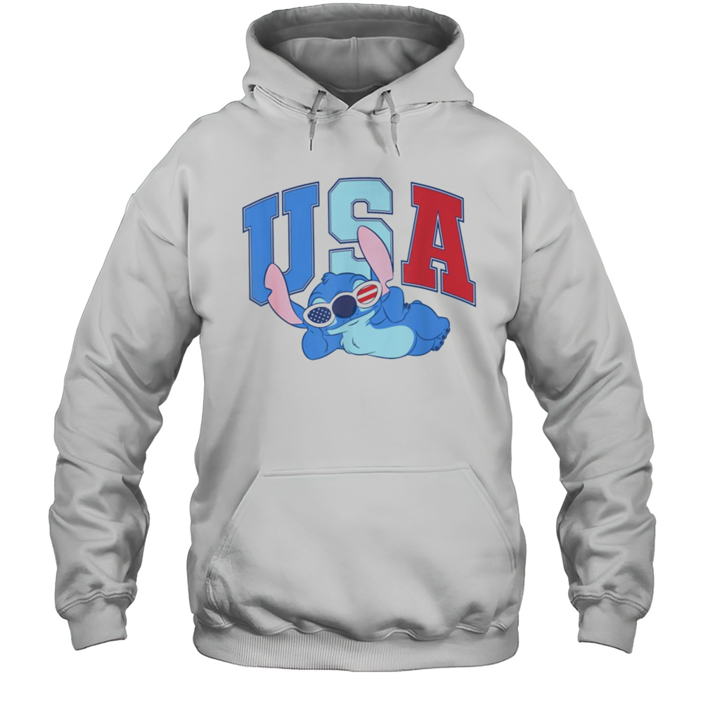 Disney Lilo  Stitch 4th Of July Sassy Americana Stitch T Shirt Unisex Hoodie