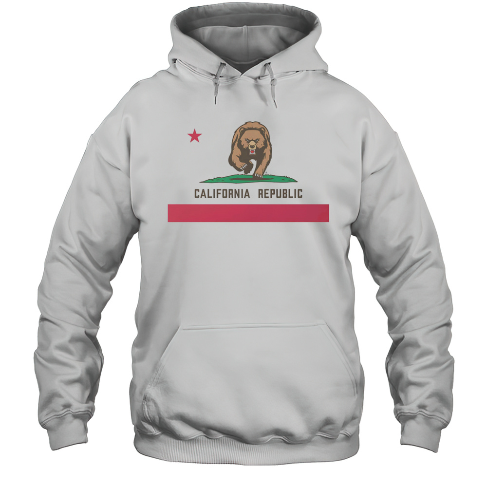 Golden State Of Warning California Republic Shirt Unisex Hoodie