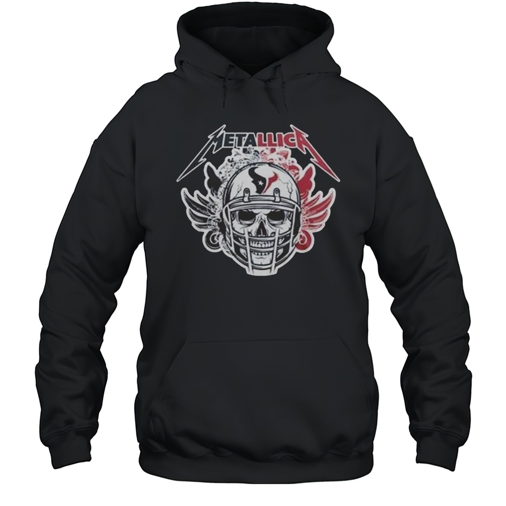 Houston Texans X Skull Metallica M72 Tour TAKEOVER Shirt Unisex Hoodie
