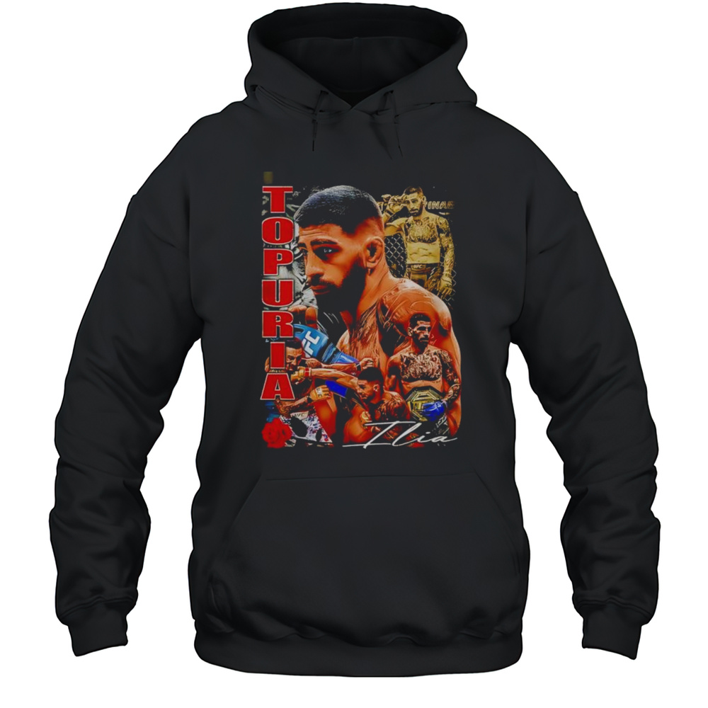 Ilia Topuria UFC Graphic Retro Shirt Unisex Hoodie