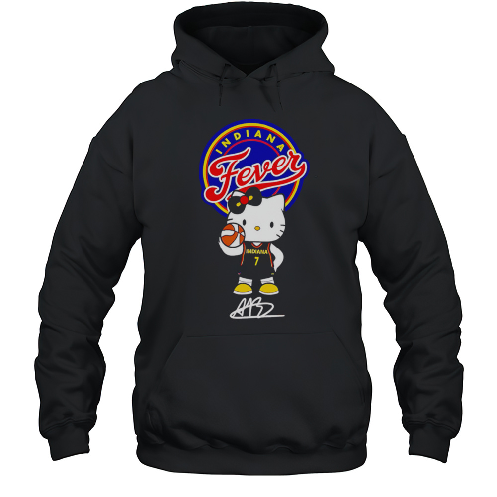 Indiana Fever Boston Hello Kitty Signature Shirt Unisex Hoodie
