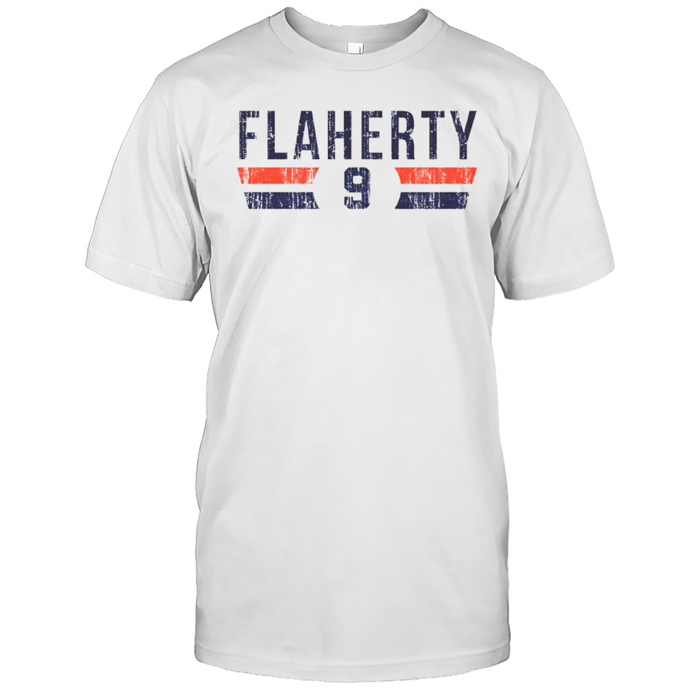 Jack Flaherty 9 Detroit Font Vintage Shirt