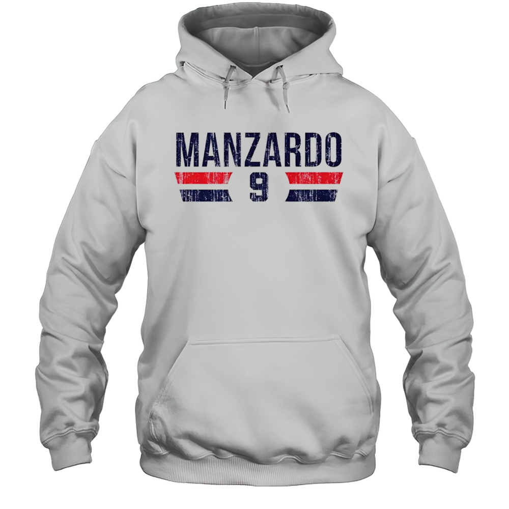 Kyle Manzardo 9 Cleveland Font Vintage Shirt Unisex Hoodie