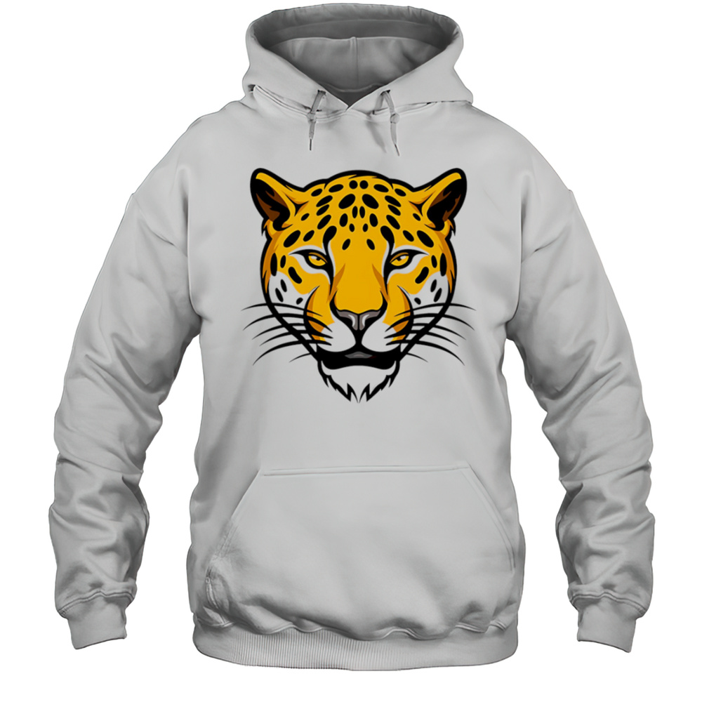 Leopard Big Face Illustration Shirt Unisex Hoodie