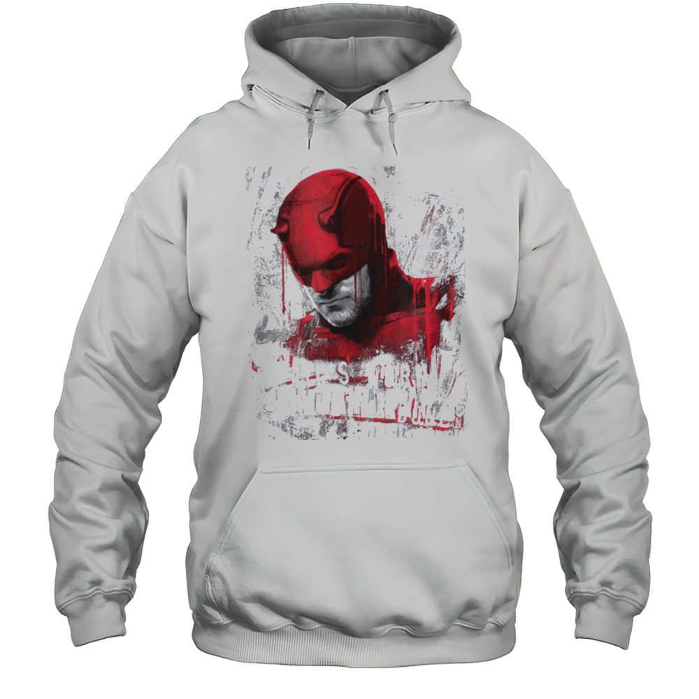 Marvel Daredevil Born Again The Devils Work Is Never Done T Shirt Unisex Hoodie
