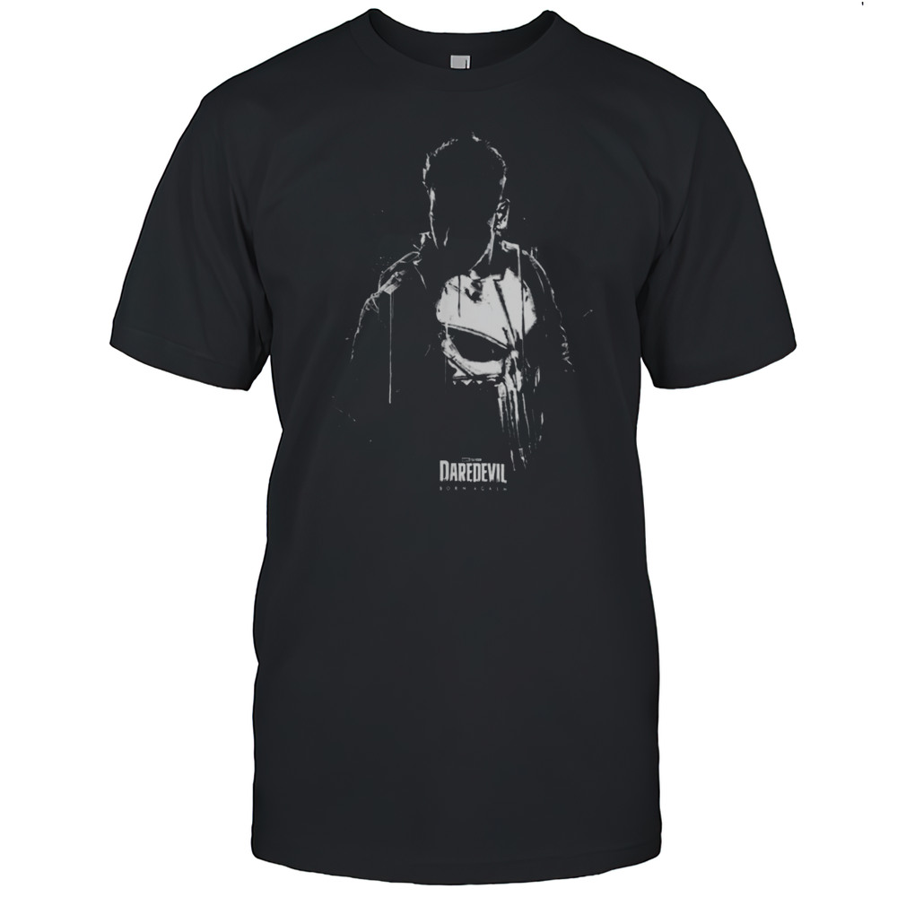 Marvel Daredevil Born Again The Punisher Silhouette T Shirt
