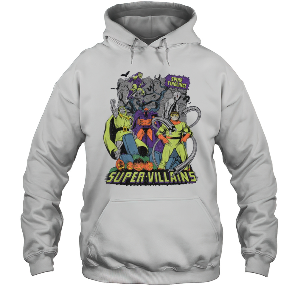Marvel Halloween Spine Tingling Super Villains T Shirt Unisex Hoodie