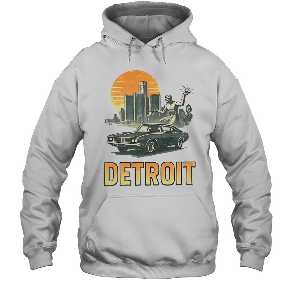 Motor City Legends Detroit Vintage Muscle Shirt Unisex Hoodie