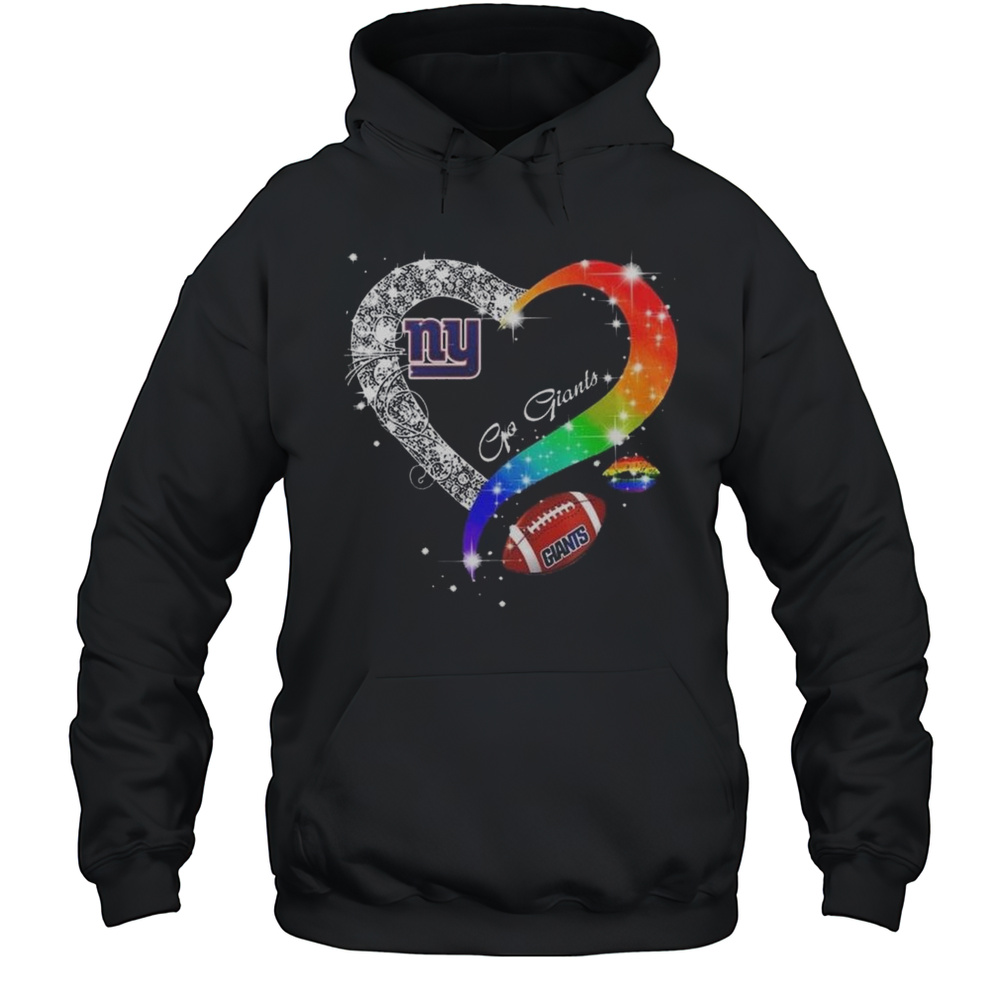 New York Giants 2025 LGBT Pride Day Go Giants Vintage Shirt Unisex Hoodie
