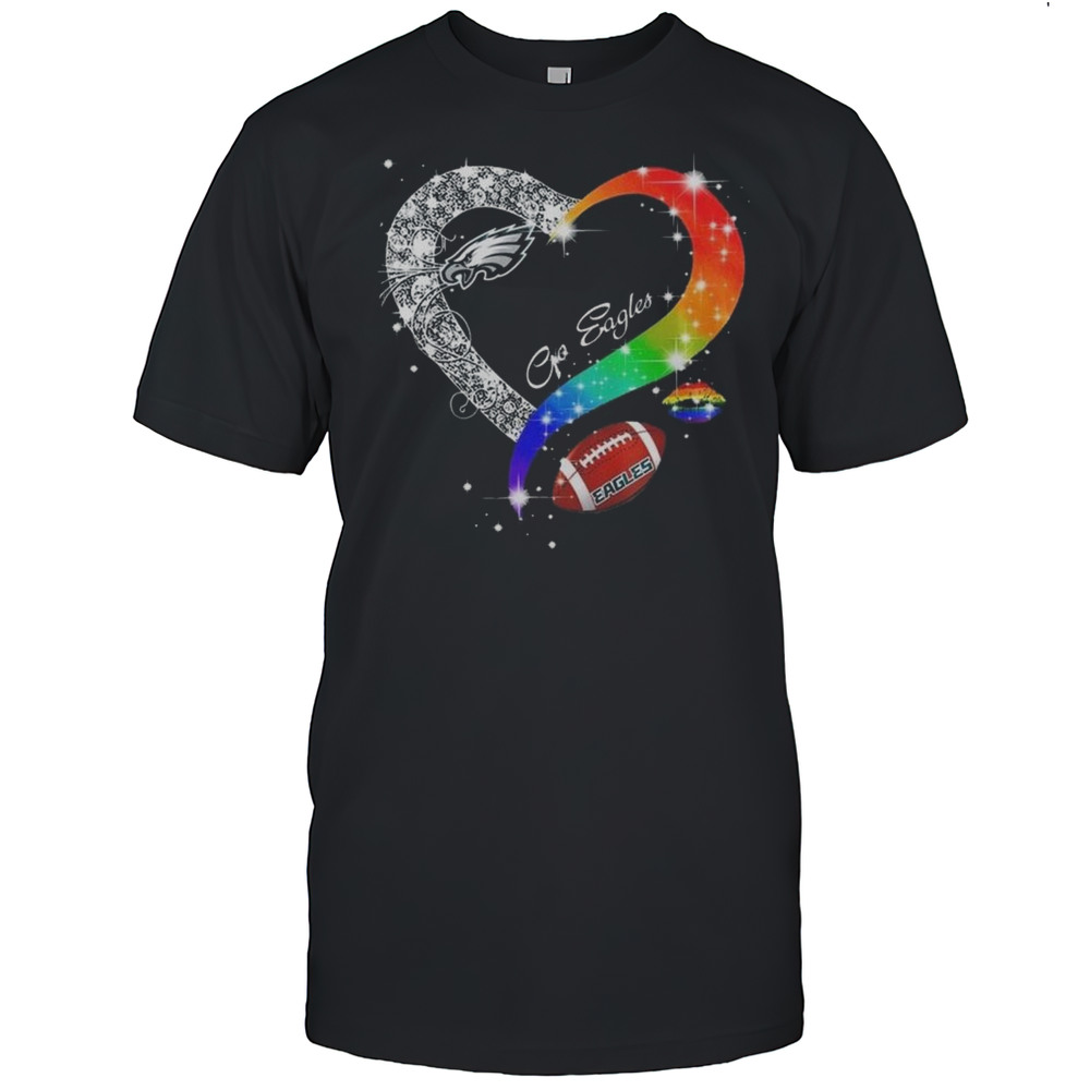 Philadelphia Eagles 2025 LGBT Pride Day Go Eagles Vintage Shirt