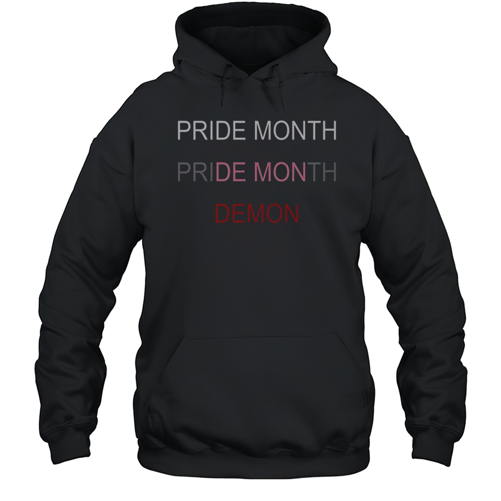 Pride Month Demon T-Shirt Unisex Hoodie