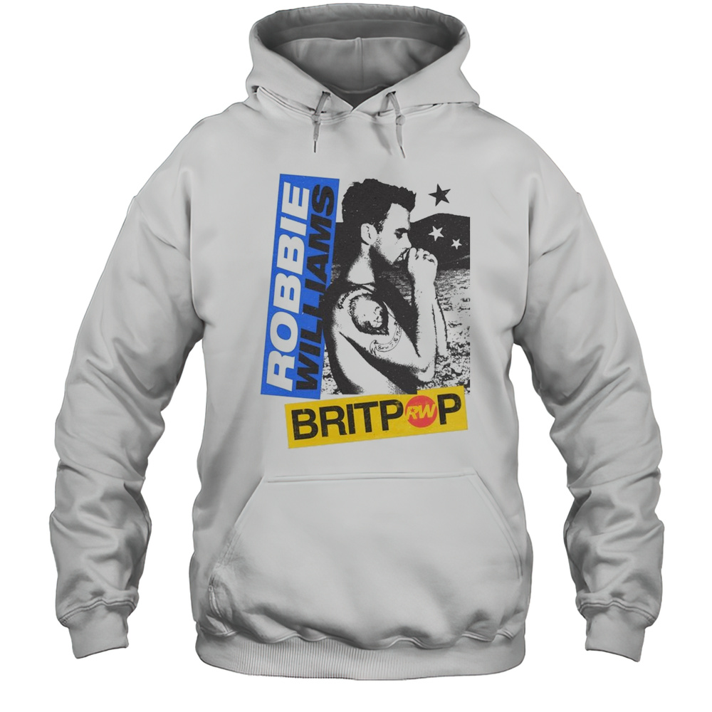Robbie Williams Britpop Tour 2025 Shirt Unisex Hoodie