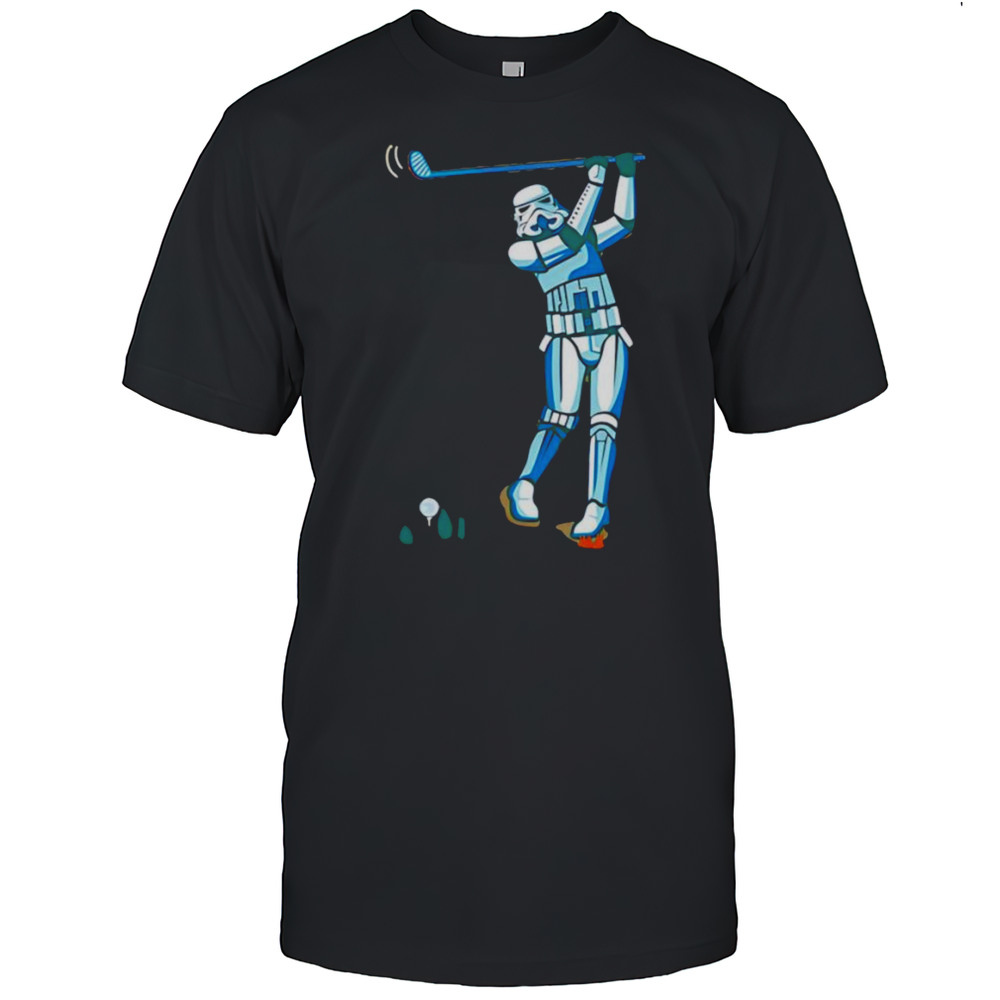 Stormtrooper Playing Golf Shirt