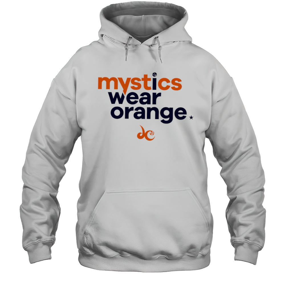 Washington Mystics Wear Orange Shirt Unisex Hoodie