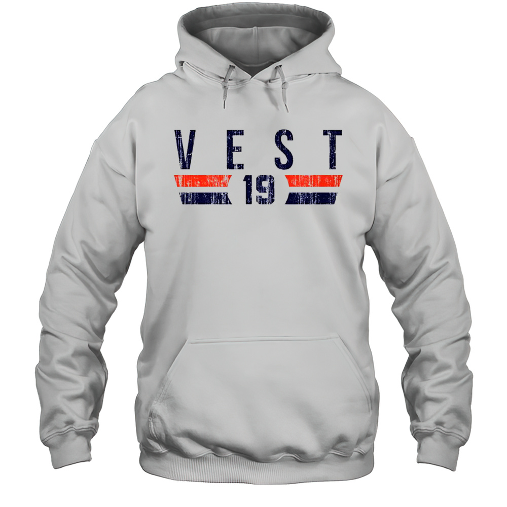 Will Vest 19 Detroit Font Vintage Shirt Unisex Hoodie