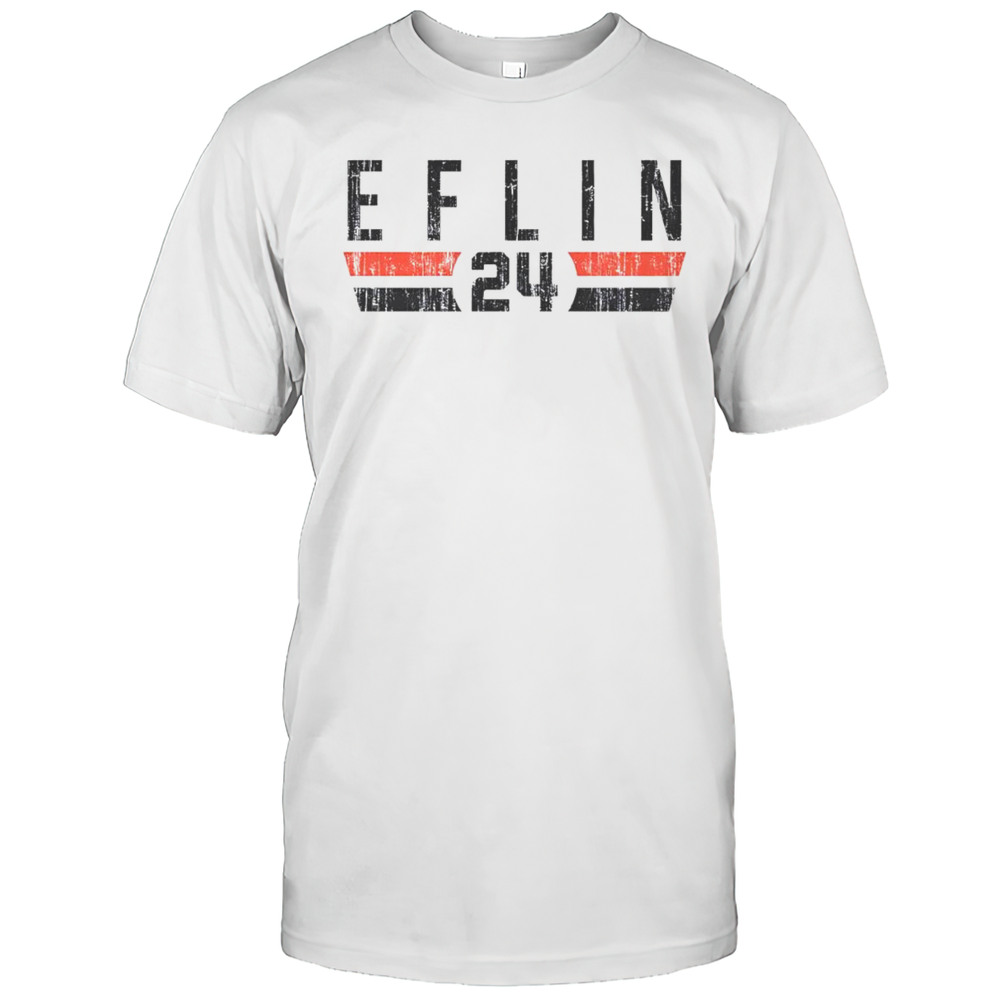 Zach Eflin 24 Baltimore Font Vintage Shirt
