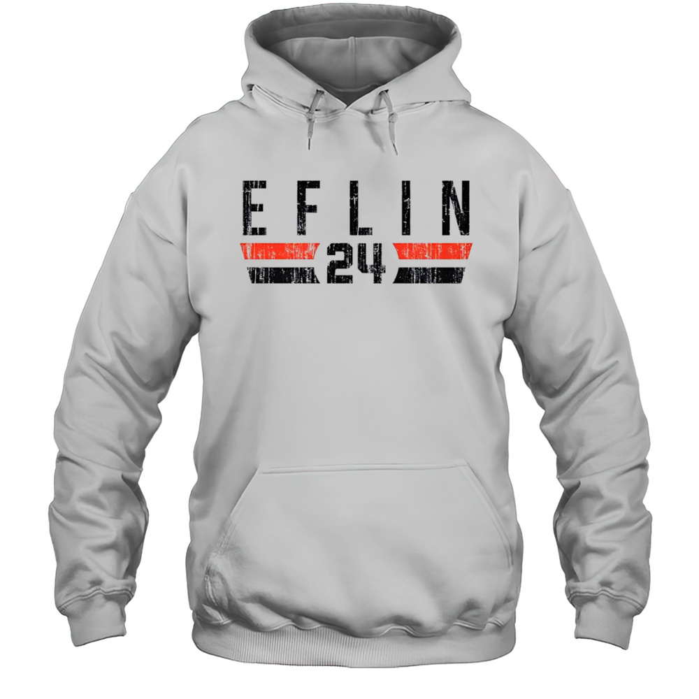 Zach Eflin 24 Baltimore Font Vintage Shirt Unisex Hoodie