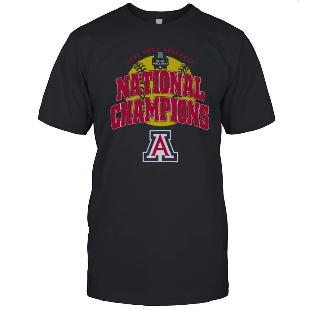 Arizona Wildcats 2025 NCAA Baseball College World Series Champions T Shirt