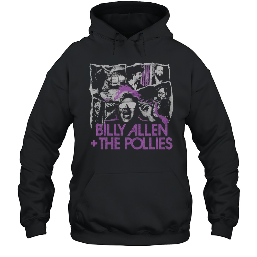 Billy Allen And The Pollies Faces T-shirt Unisex Hoodie