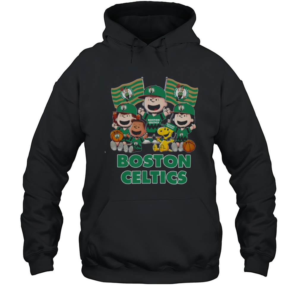 Boston Celtics Snoopy And Friends T Shirt Unisex Hoodie
