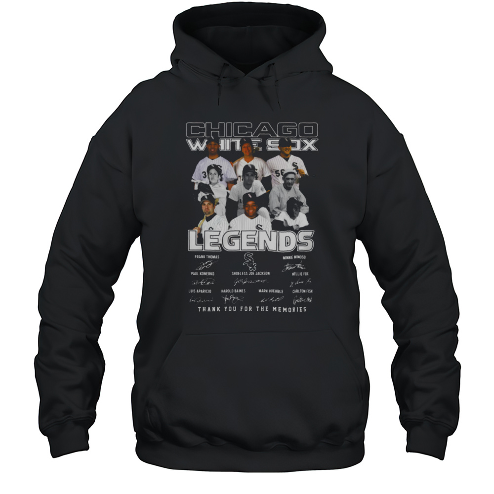 Chicago White Sox Legends Thank You For The Memories T Shirt Unisex Hoodie