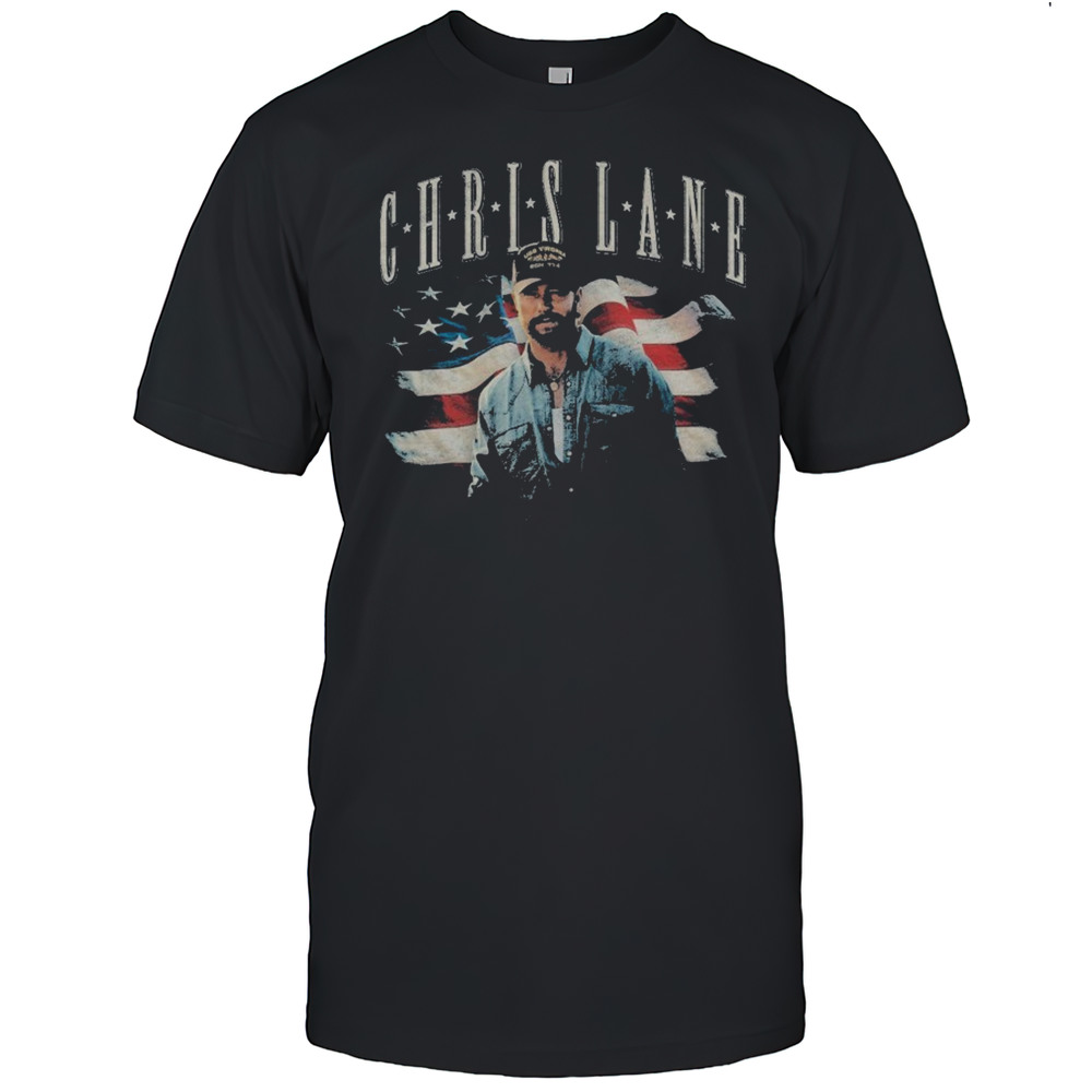 Chris Lane American Flag T-shirt