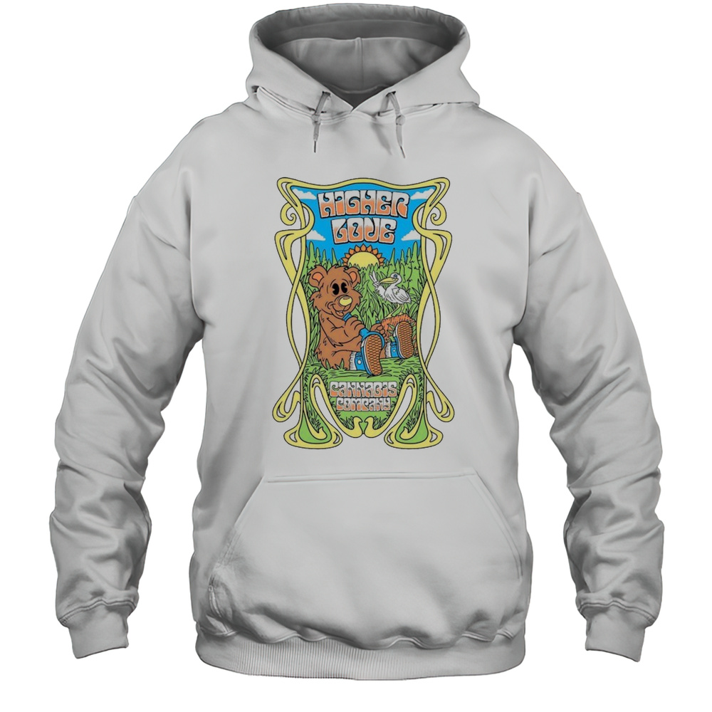 Hagher Give Cannabis Company Bear T-shirt Unisex Hoodie